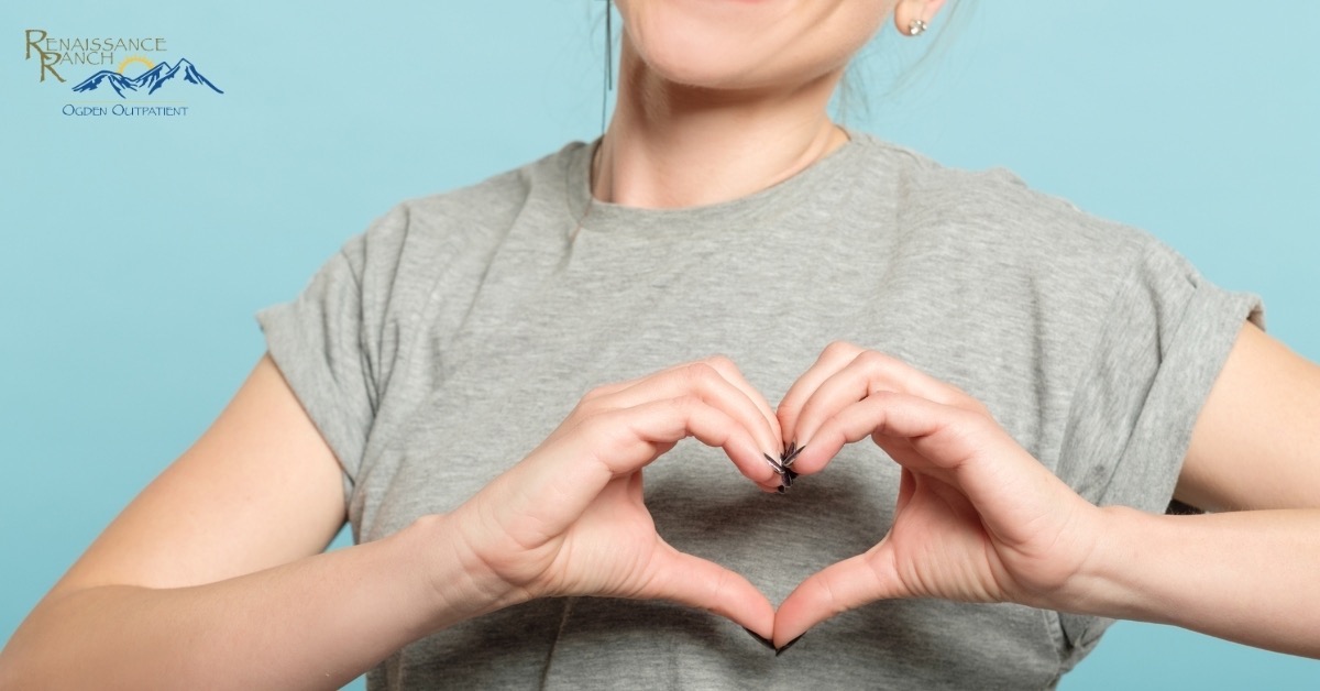 Lady Making Heart Shape With Her Hands Lady Making Heart Shape With Her Hands